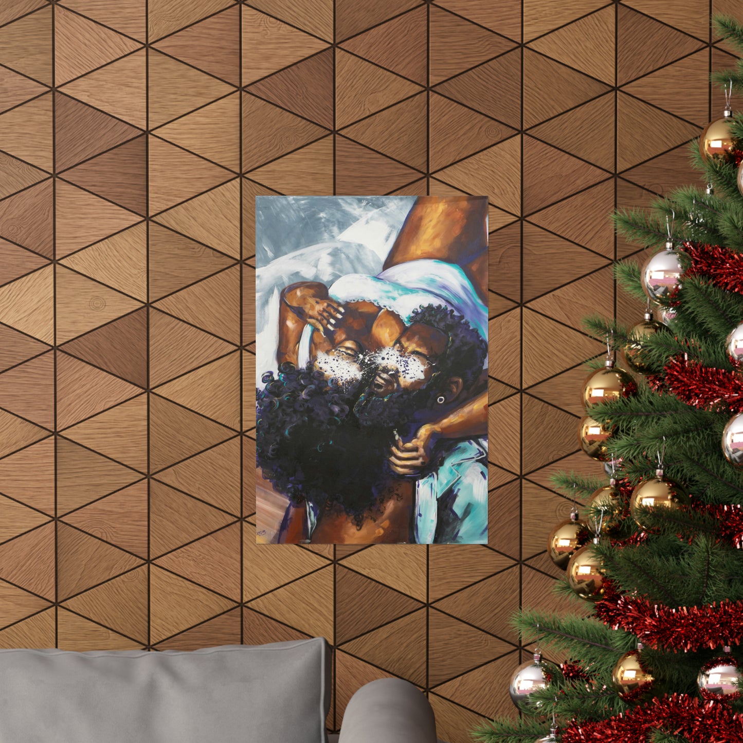 Naturally Black Love XII Matte Vertical Posters