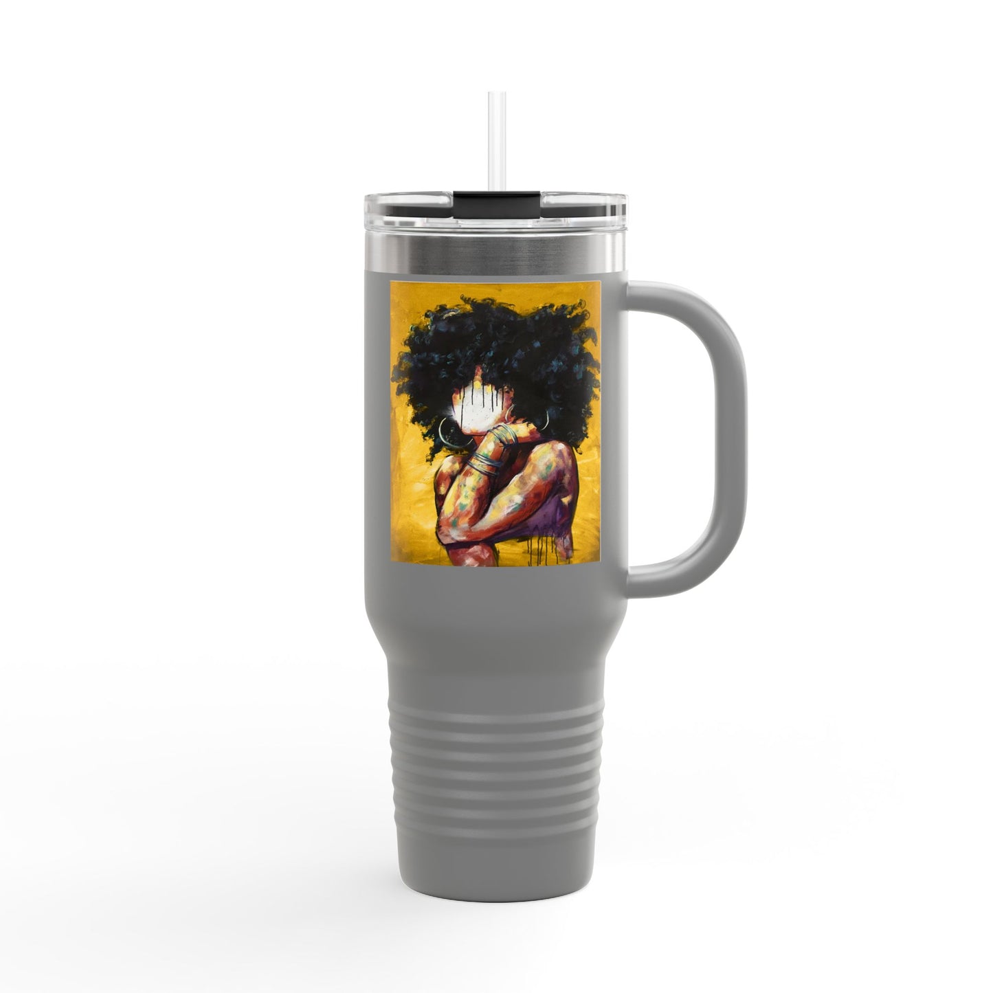 Naturally II GOLD Insulated Travel Mug - 40oz, Perfect for Coffee Lovers & Gifting