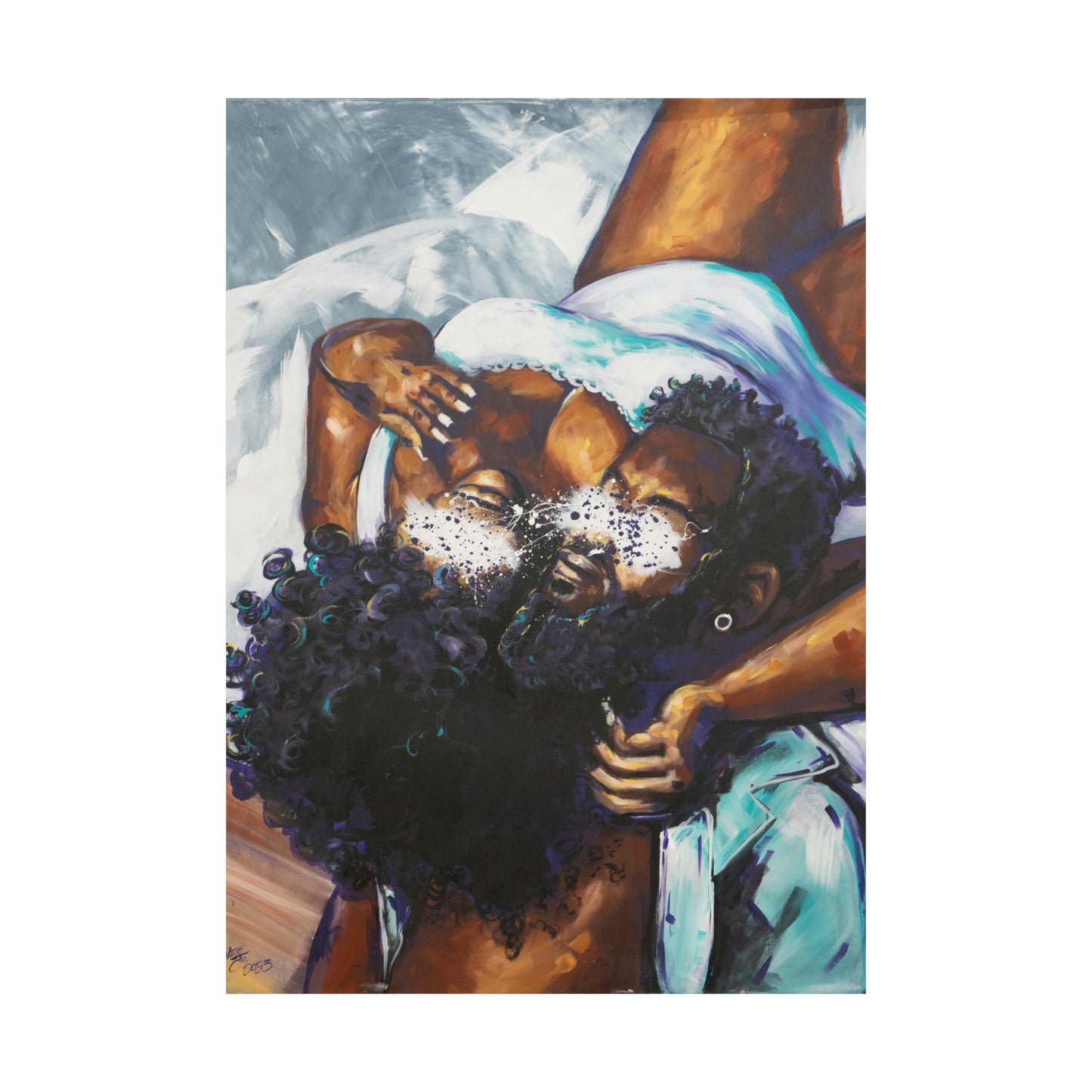 Naturally Black Love XII Matte Vertical Posters