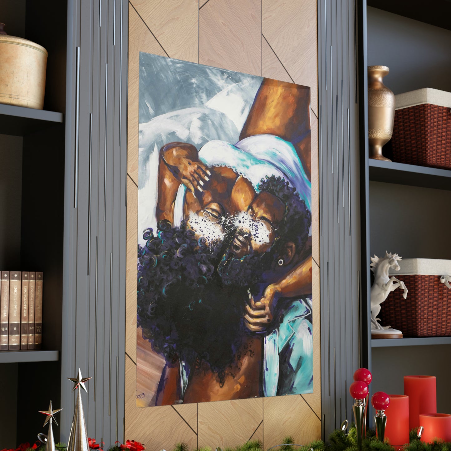 Naturally Black Love XII Matte Vertical Posters