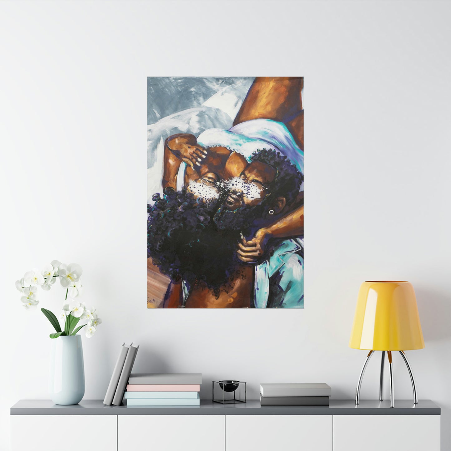 Naturally Black Love XII Matte Vertical Posters