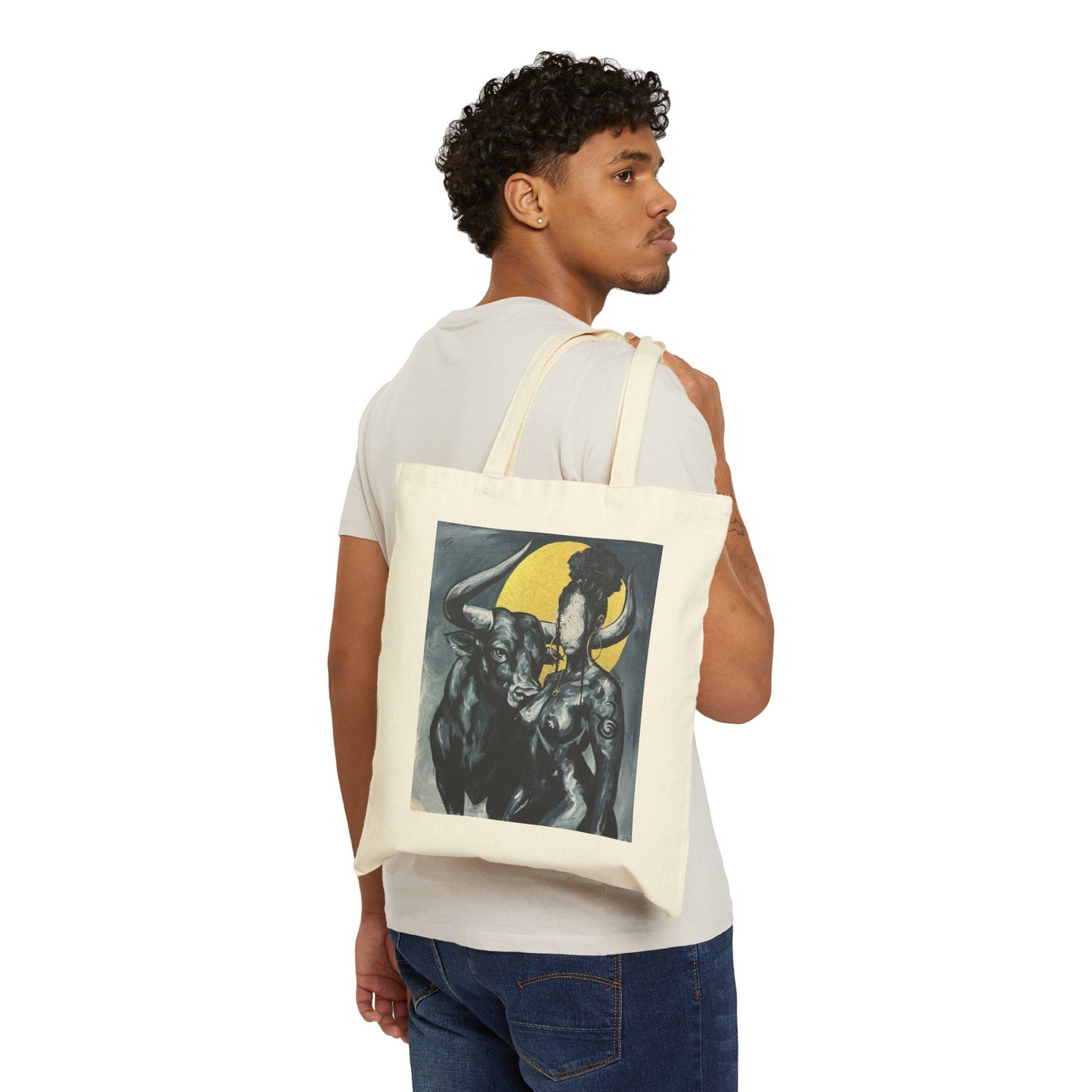 Naturally Taurus Canvas Tote Bag