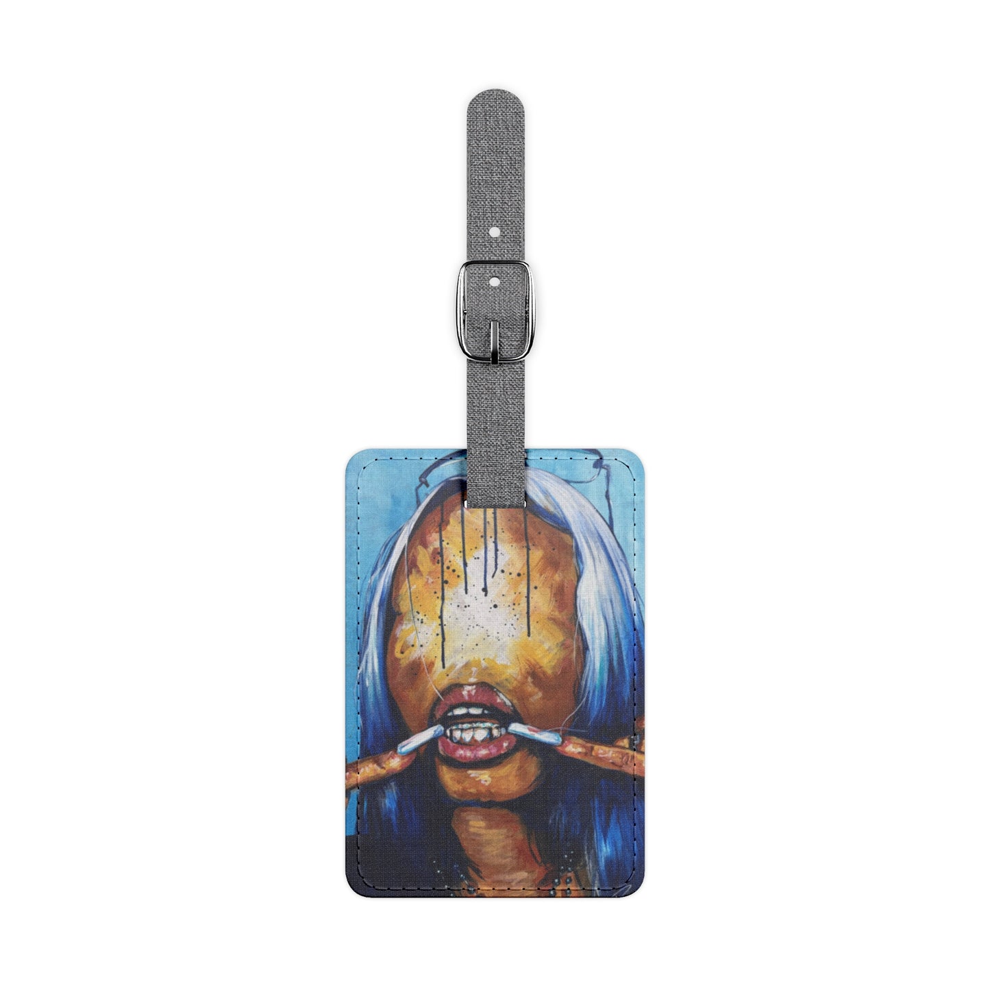 Naturally Anycia Luggage Tag, Rectangle