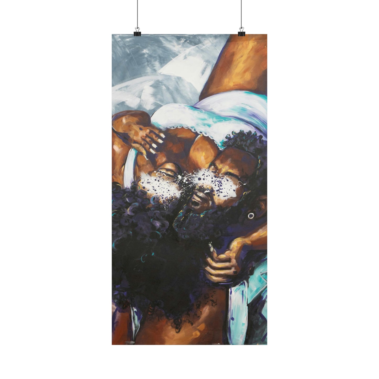 Naturally Black Love XII Matte Vertical Posters
