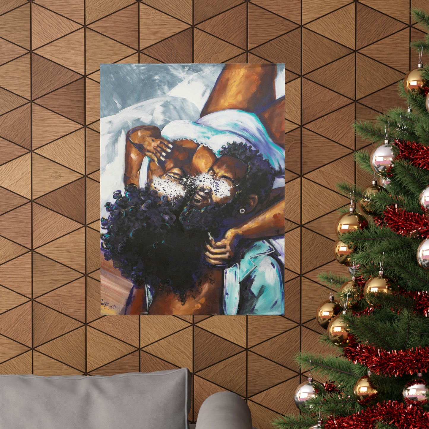 Naturally Black Love XII Matte Vertical Posters
