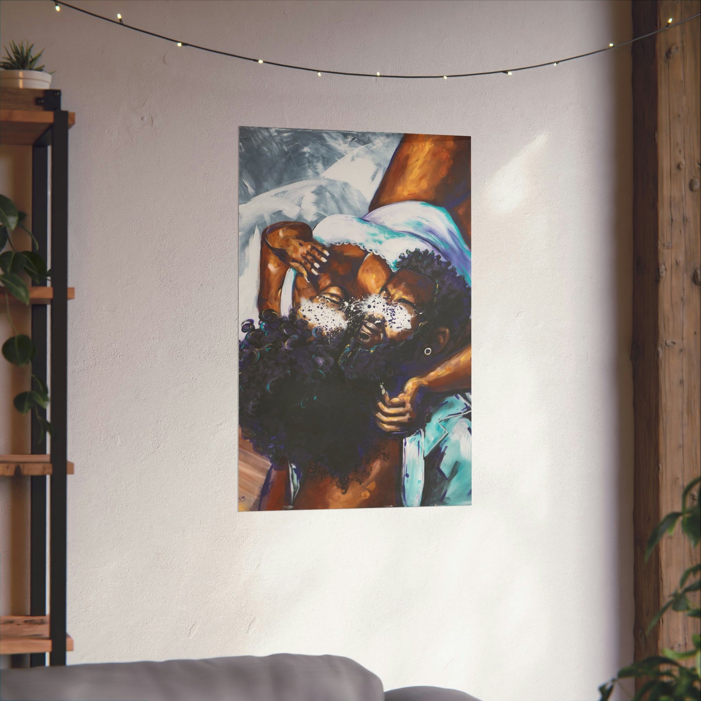 Naturally Black Love XII Matte Vertical Posters