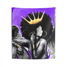 Naturally Queen VI PURPLE Indoor Wall Tapestries