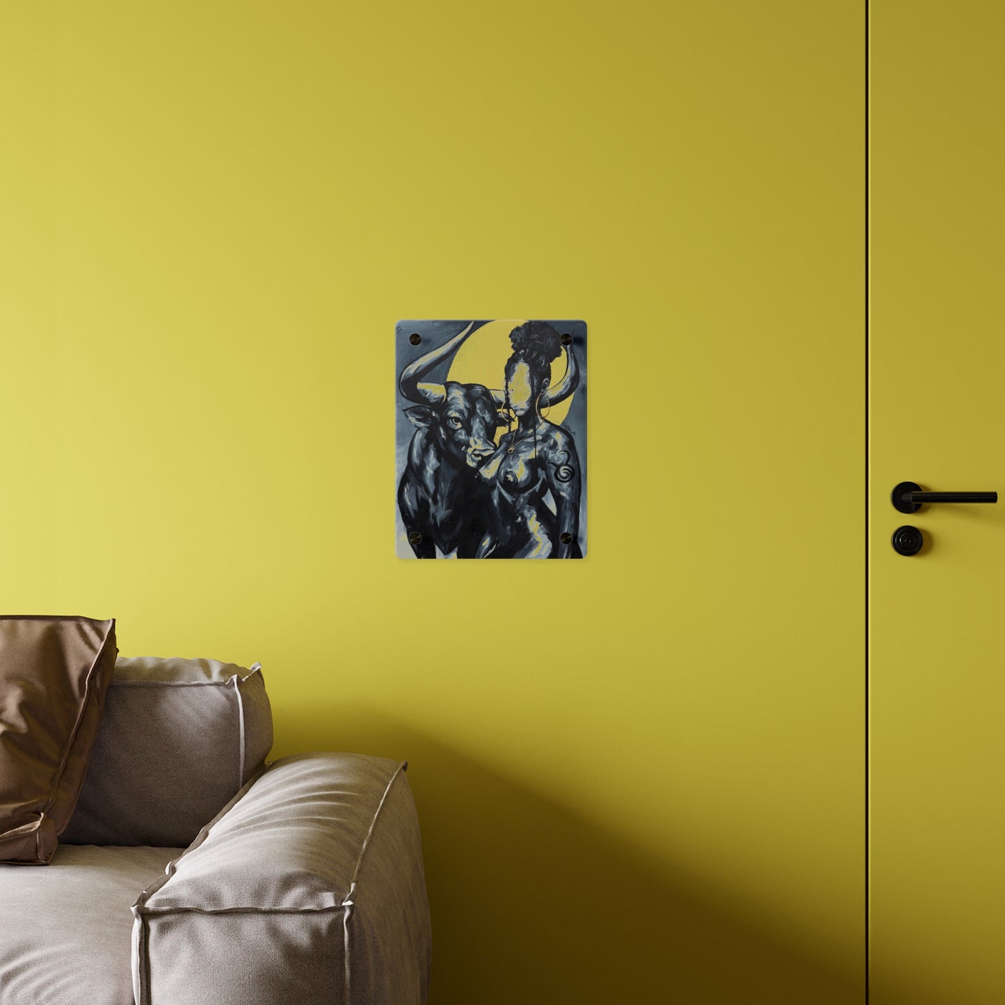 Naturally Taurus Acrylic Wall Art Panel