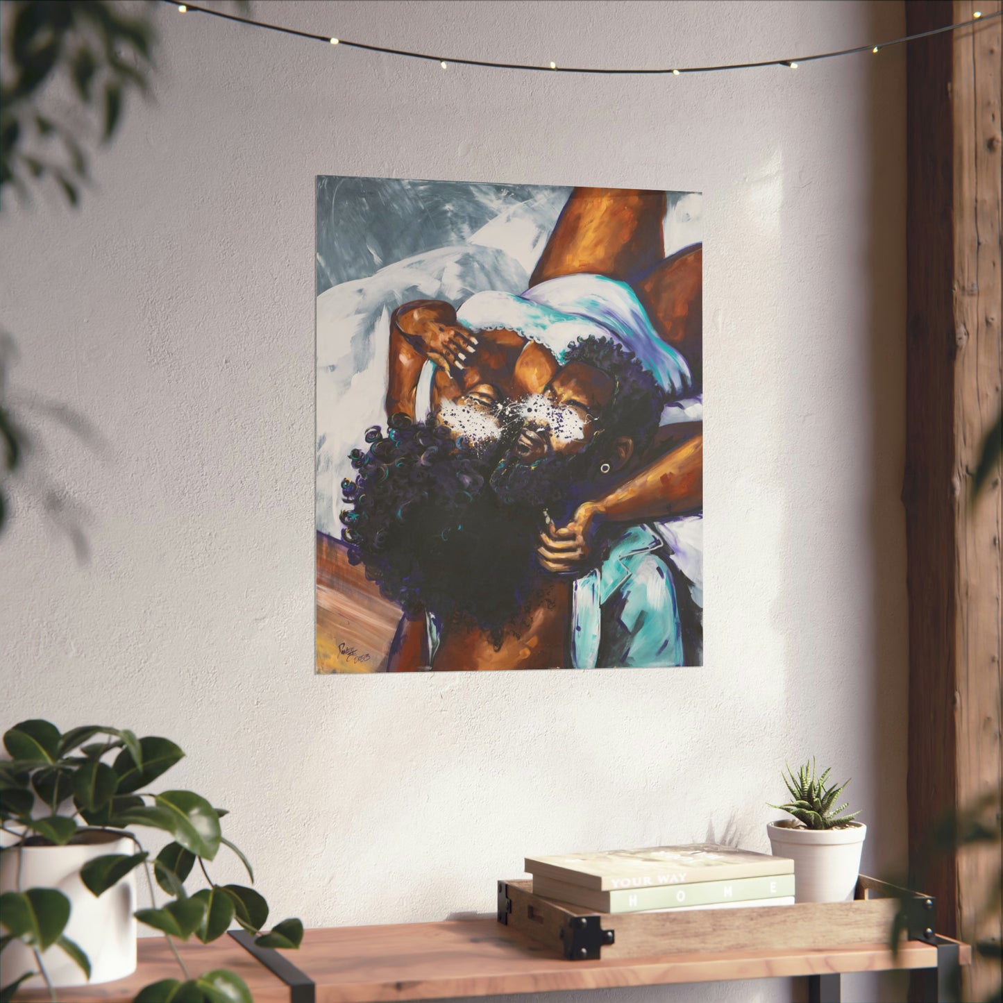 Naturally Black Love XII Matte Vertical Posters