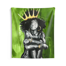 Naturally Queen IX GREEN Indoor Wall Tapestries