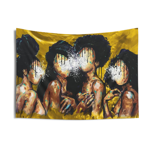 Naturally XLIV GOLD Indoor Wall Tapestries