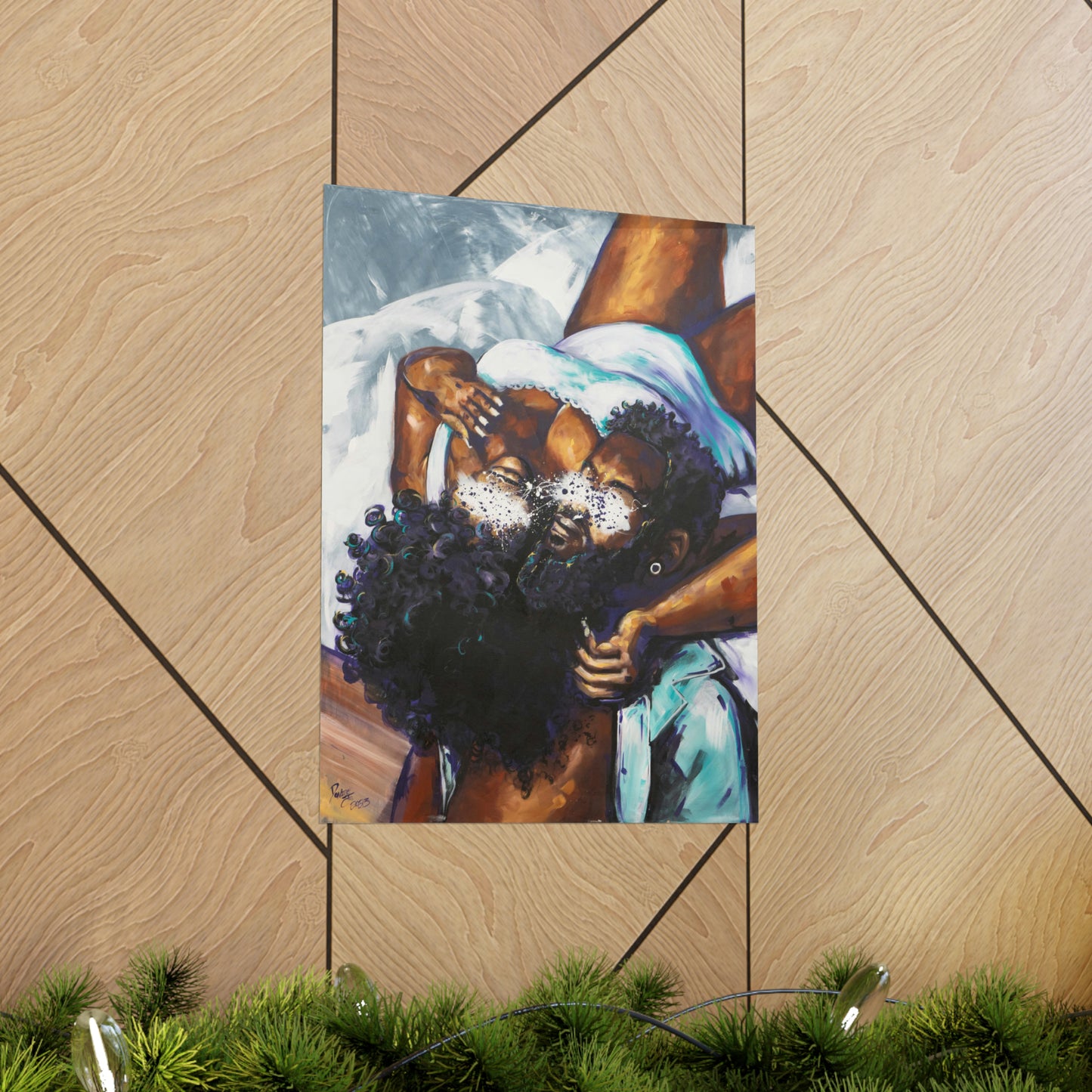 Naturally Black Love XII Matte Vertical Posters