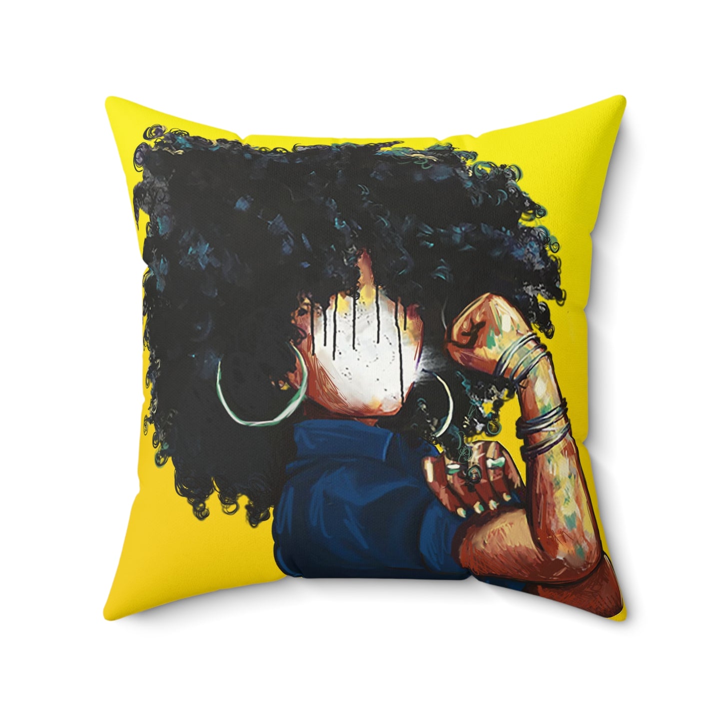 Naturally the Riveter Faux Suede Square Pillow