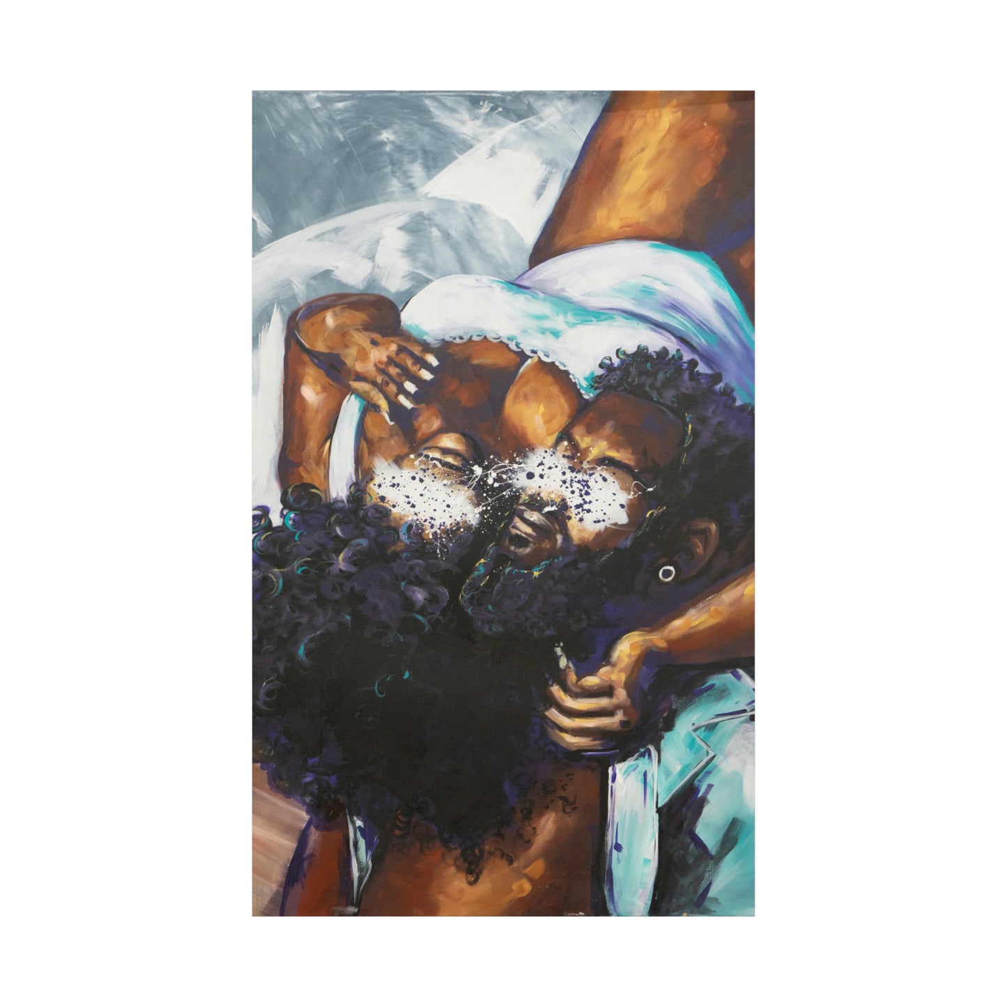 Naturally Black Love XII Matte Vertical Posters