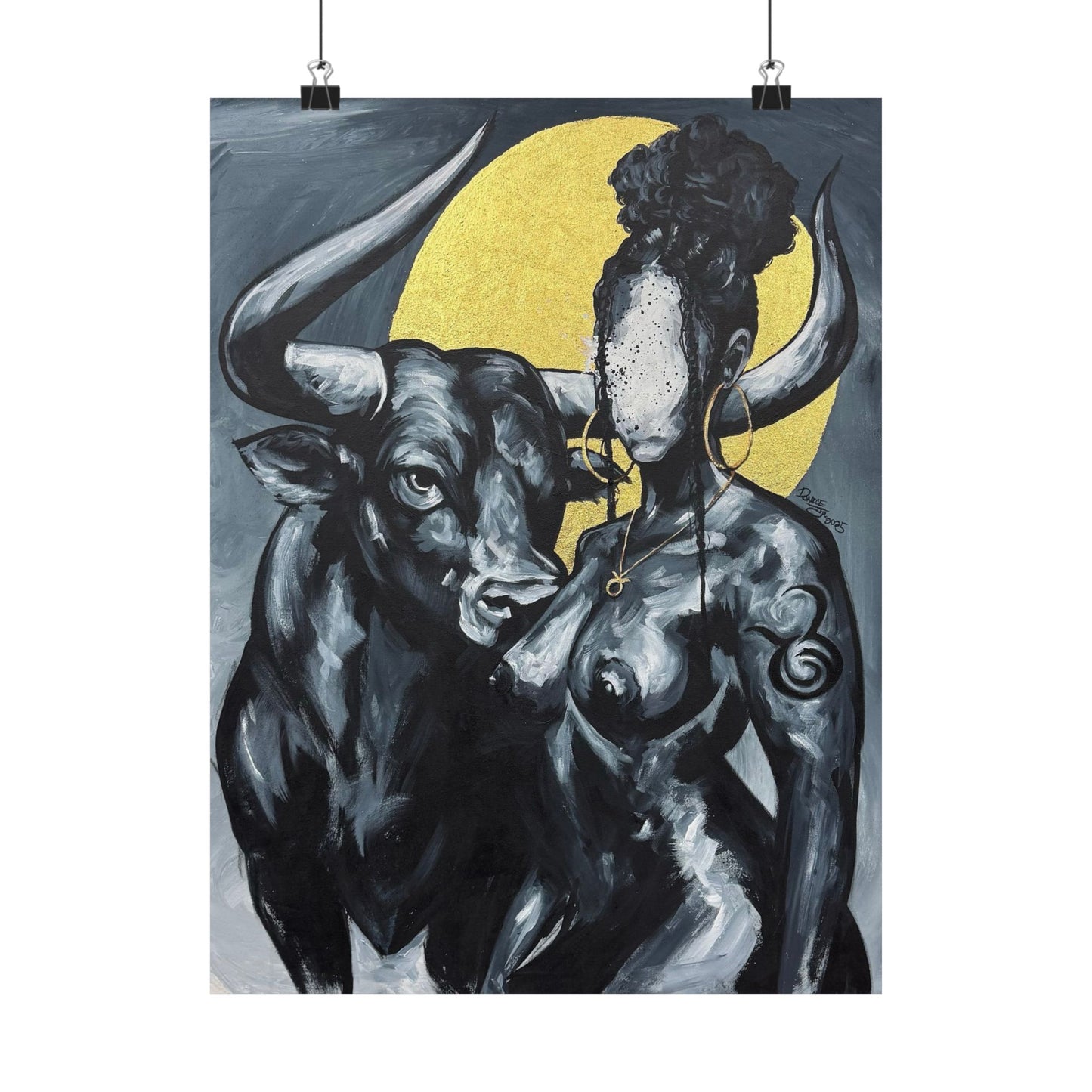 Naturally Taurus Premium Matte Vertical Posters