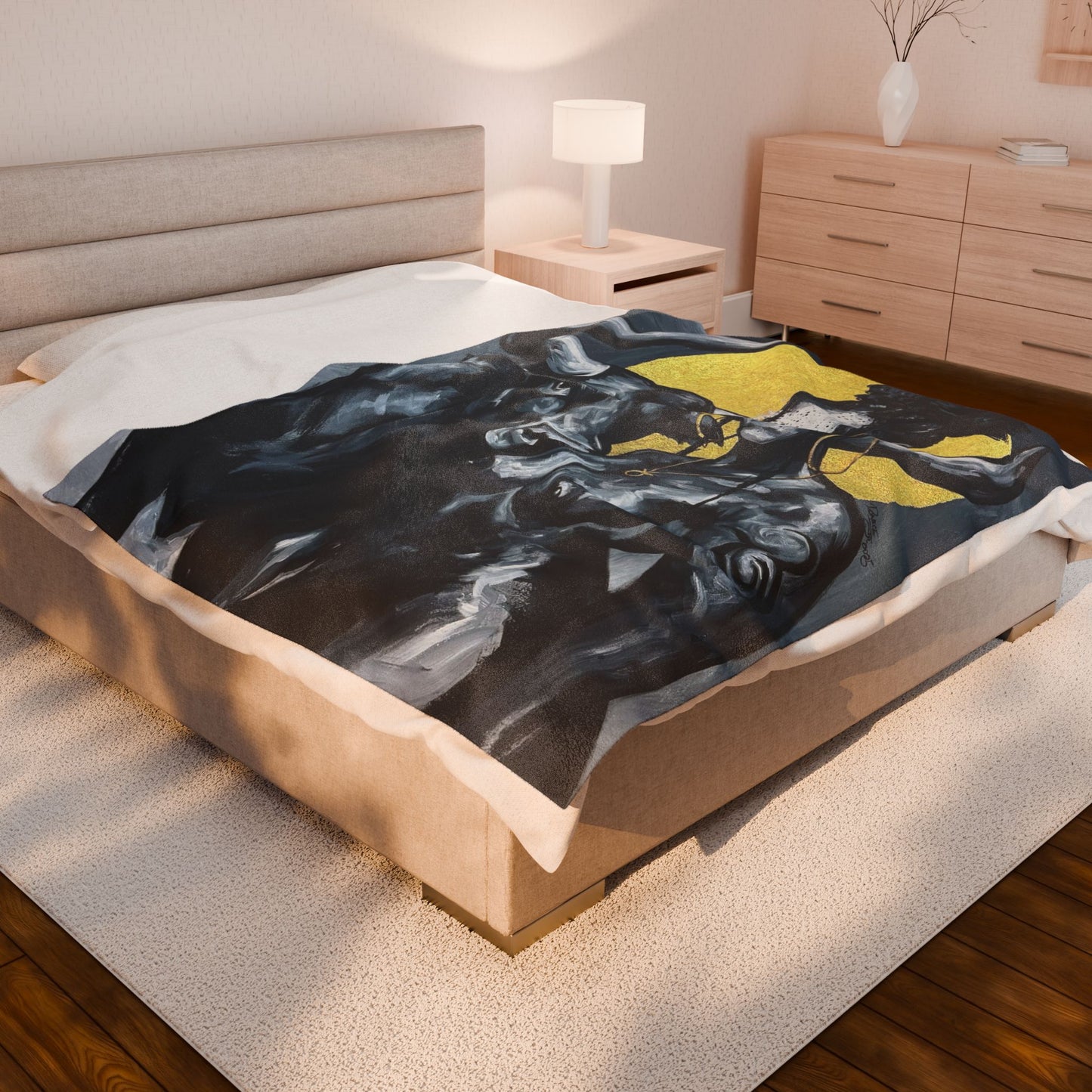 Naturally Taurus Velveteen Plush Blanket