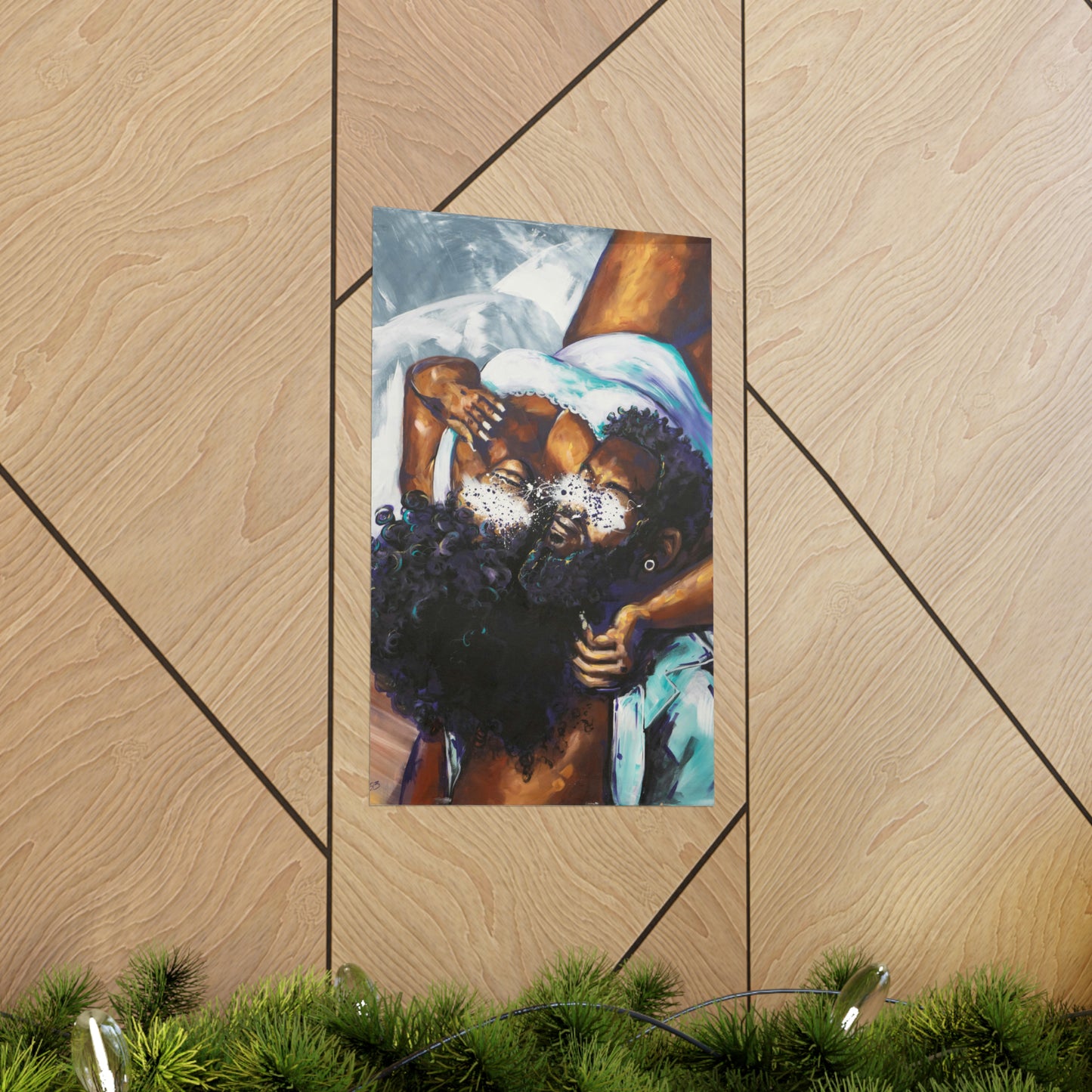 Naturally Black Love XII Matte Vertical Posters