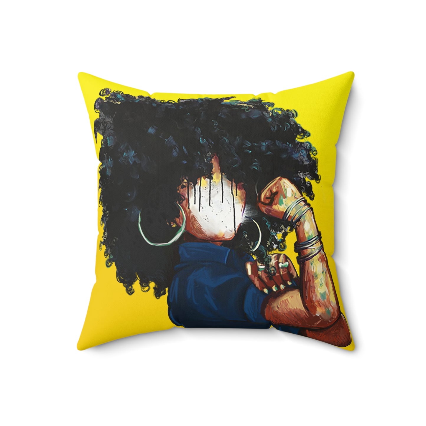 Naturally the Riveter Faux Suede Square Pillow