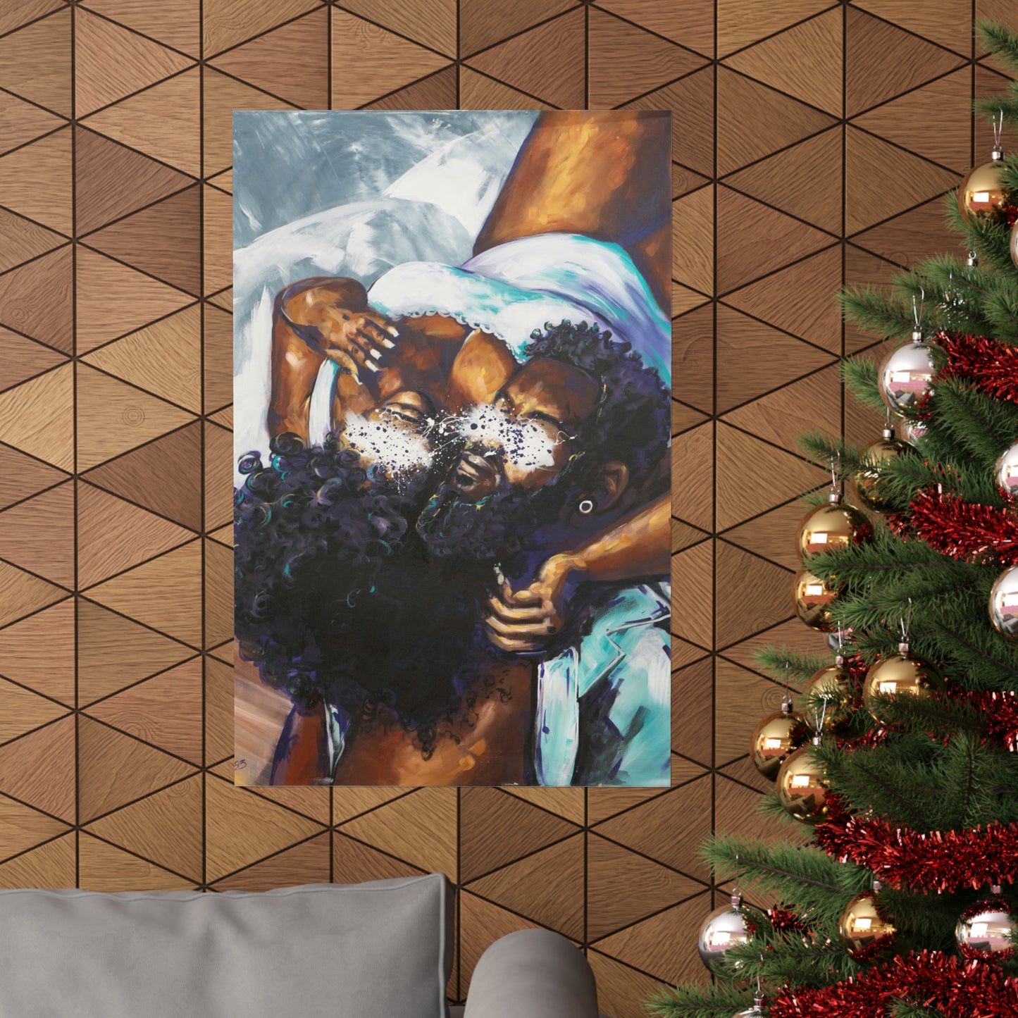 Naturally Black Love XII Matte Vertical Posters