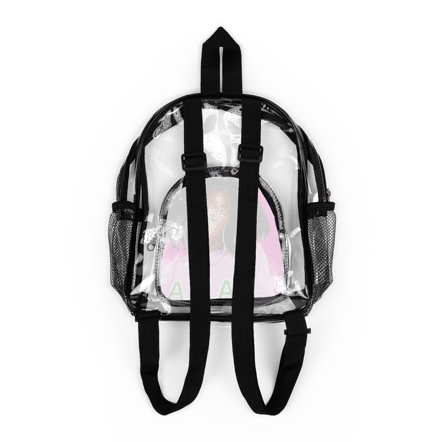 Naturally Divine AKA III  Clear Stadium Backpack, Transparent Backpack for Concerts, Game Day Clear Bag, College Student Backpack, Festival Ready Bag, Sport [...]