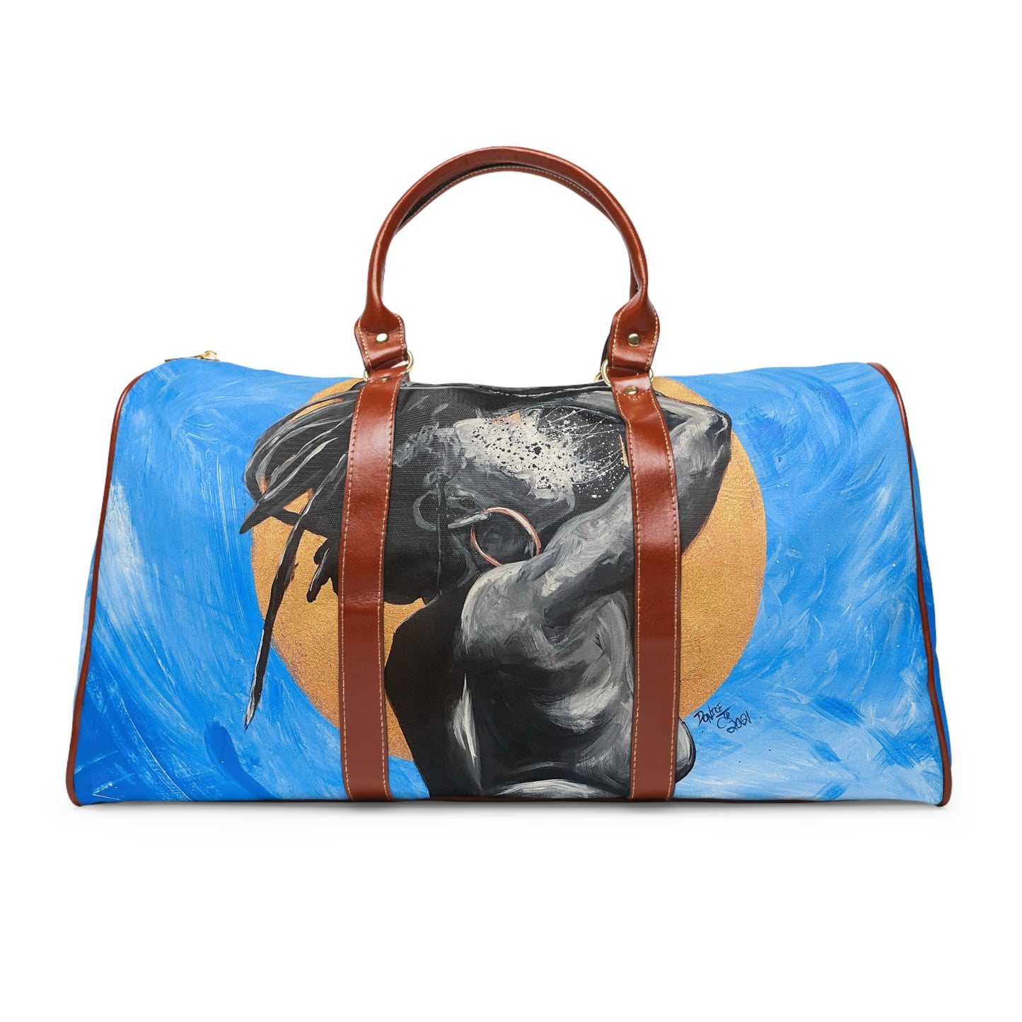 Naturally Nude V BLUE Travel Bag