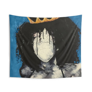 Naturally Queen I BLUE Indoor Wall Tapestries