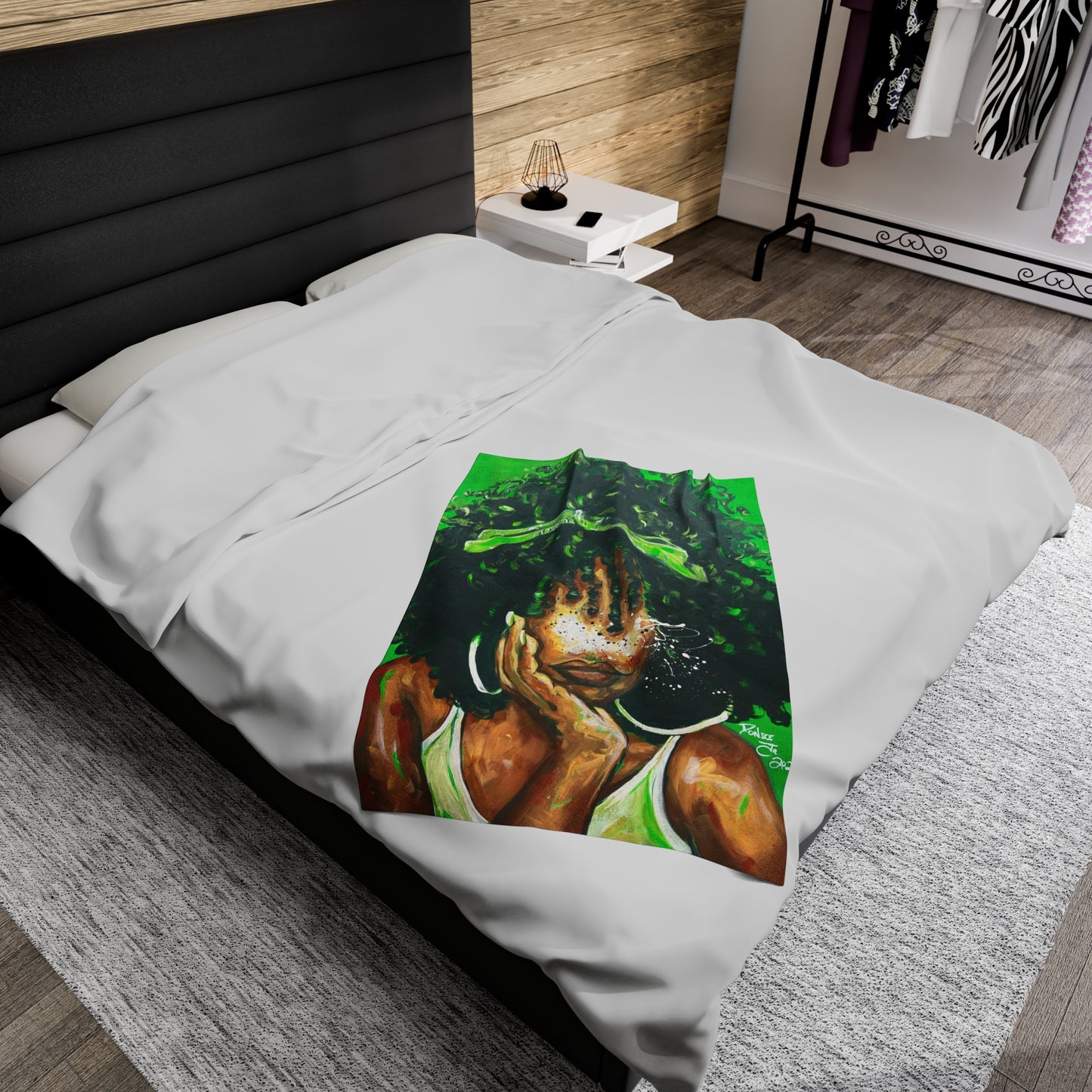 Naturally Andreza Velveteen Plush Blanket