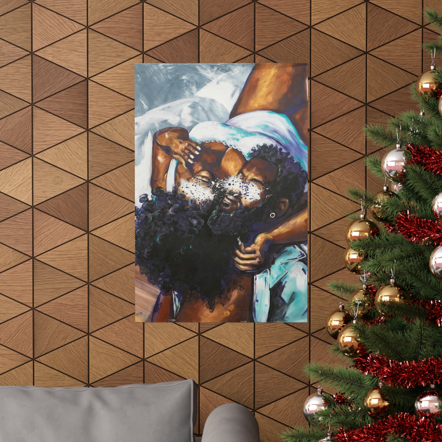 Naturally Black Love XII Matte Vertical Posters