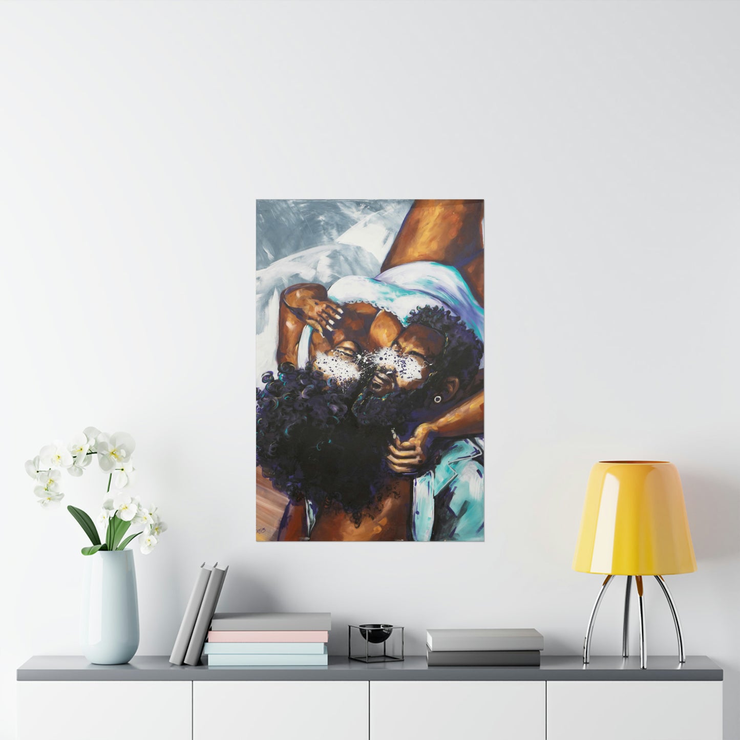 Naturally Black Love XII Matte Vertical Posters