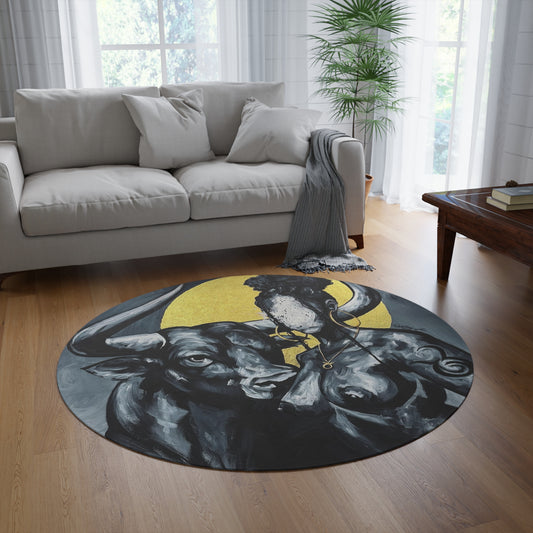 Naturally Taurus Round Rug