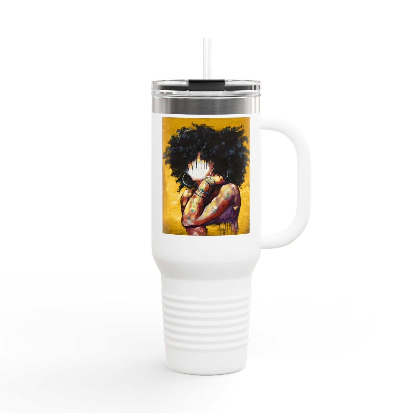 Naturally II GOLD Insulated Travel Mug - 40oz, Perfect for Coffee Lovers & Gifting