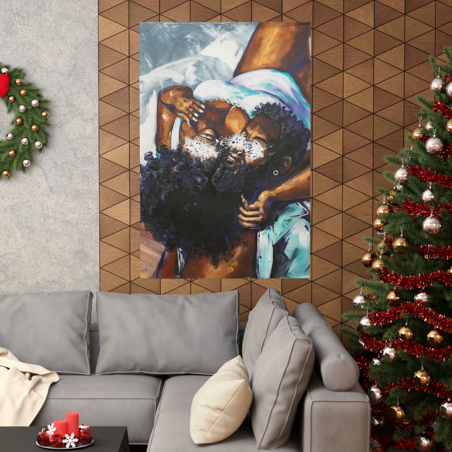 Naturally Black Love XII Matte Vertical Posters