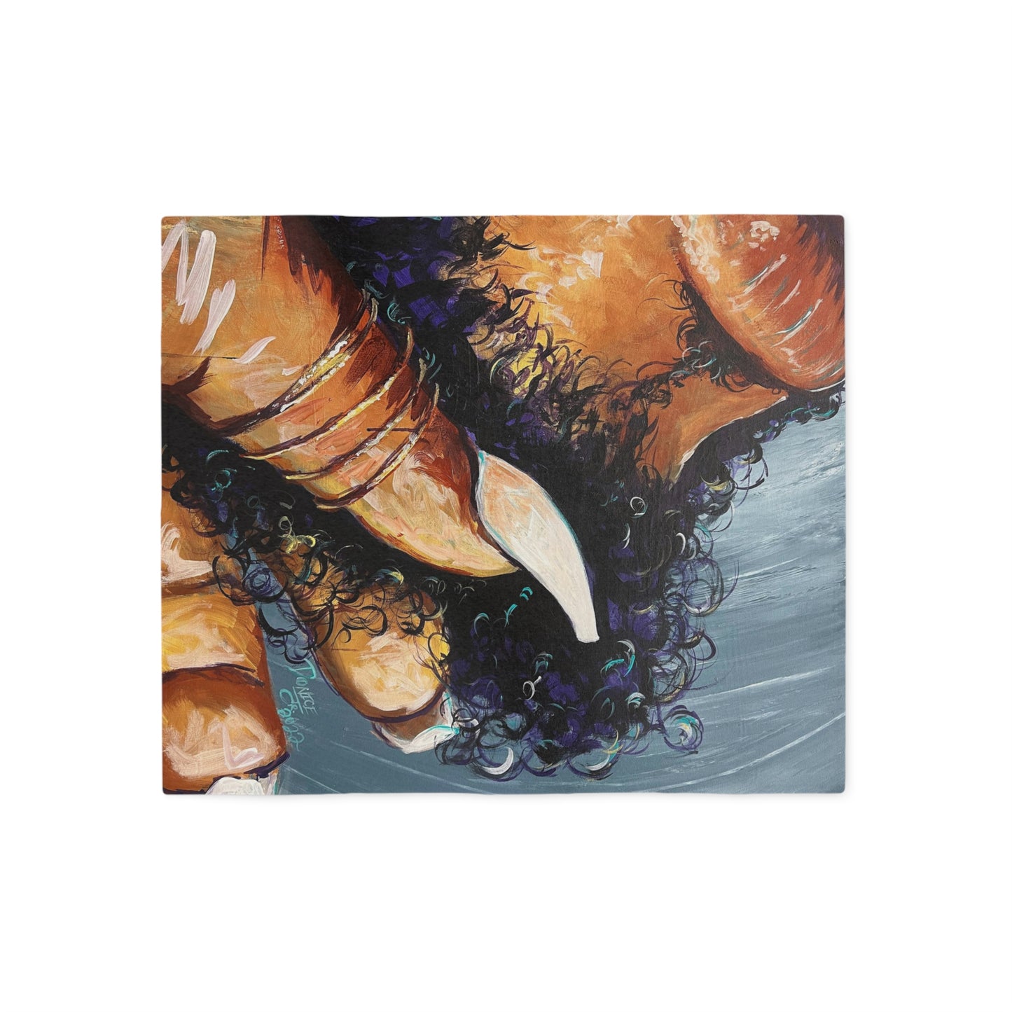 Naturally Black Love X Sweatshirt Blanket