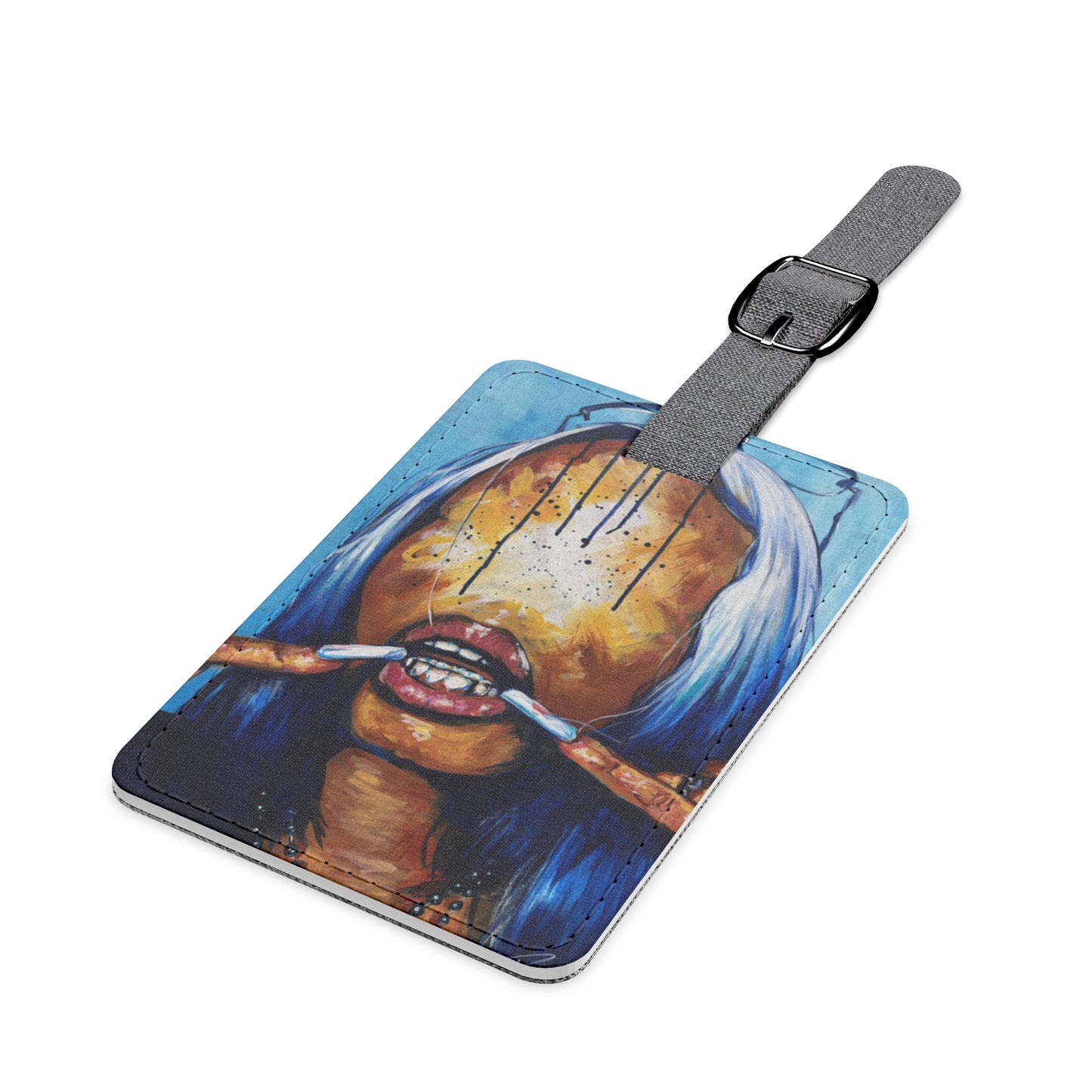 Naturally Anycia Luggage Tag, Rectangle