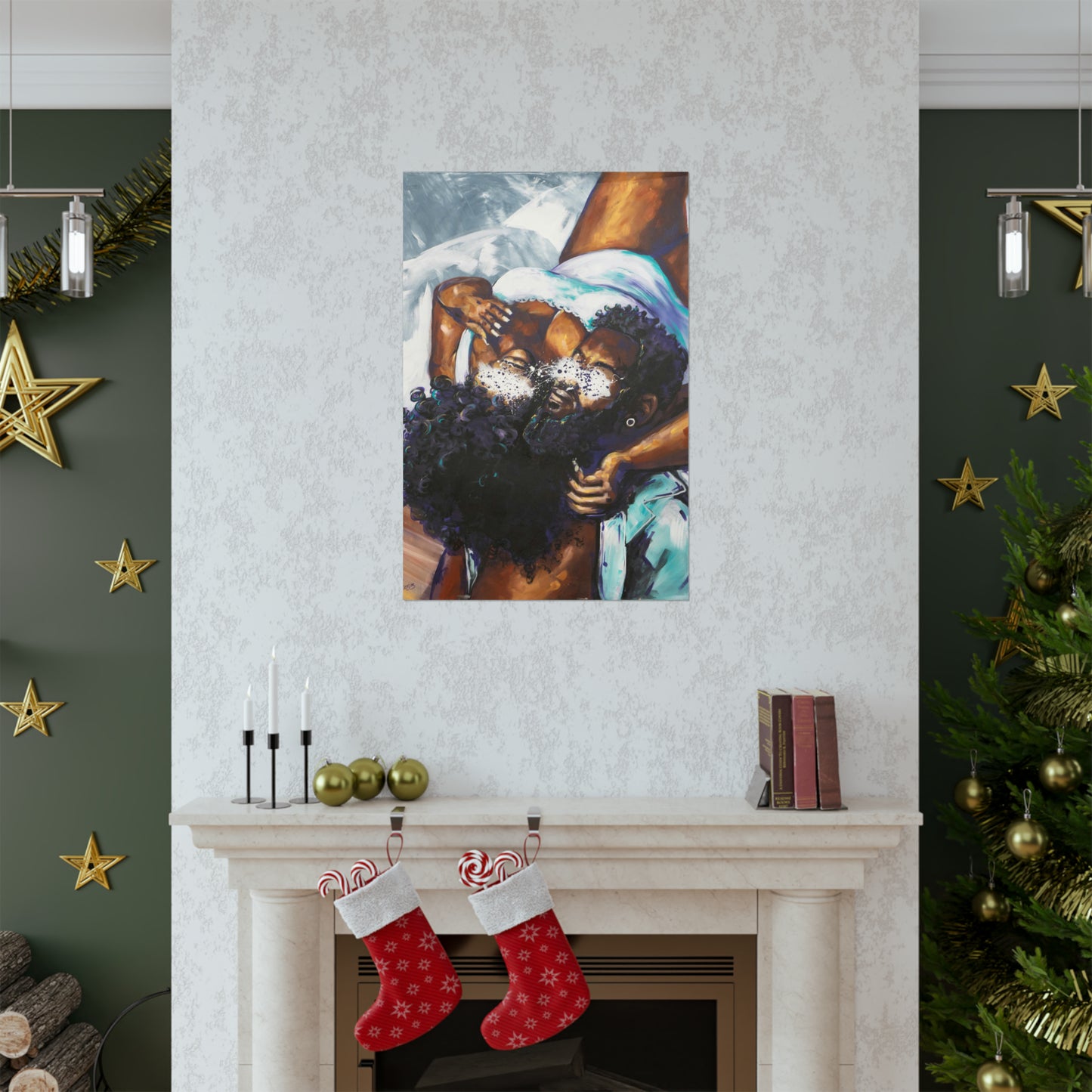 Naturally Black Love XII Matte Vertical Posters