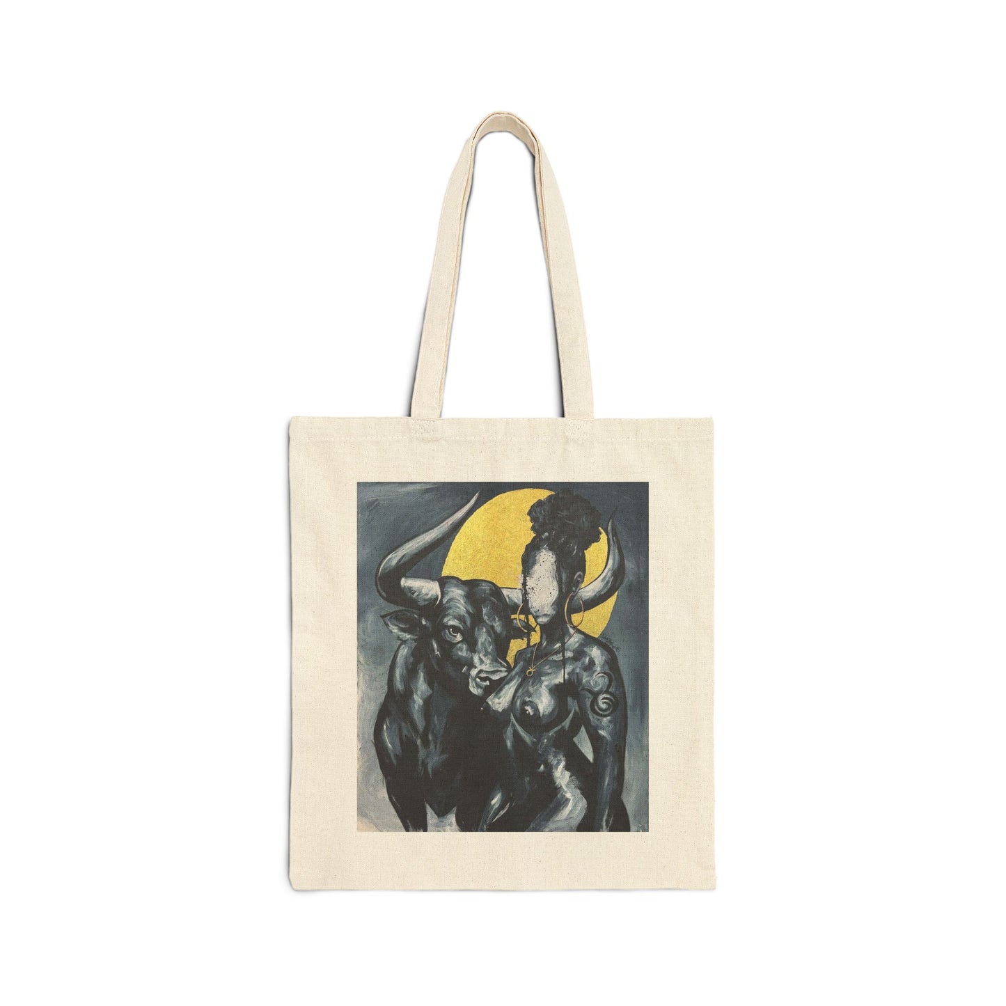 Naturally Taurus Canvas Tote Bag