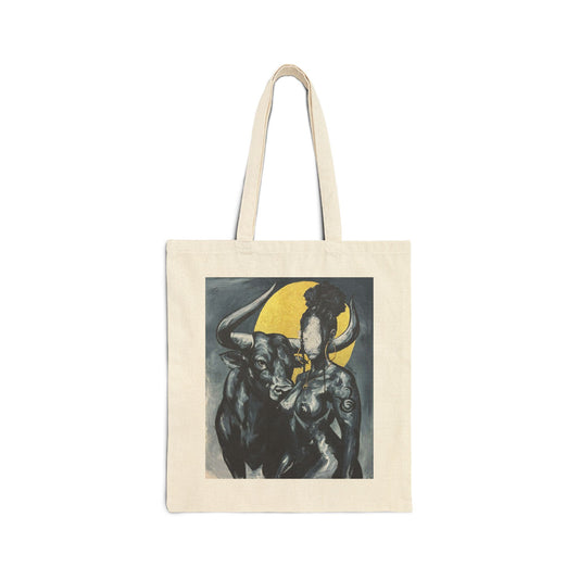 Naturally Taurus Canvas Tote Bag
