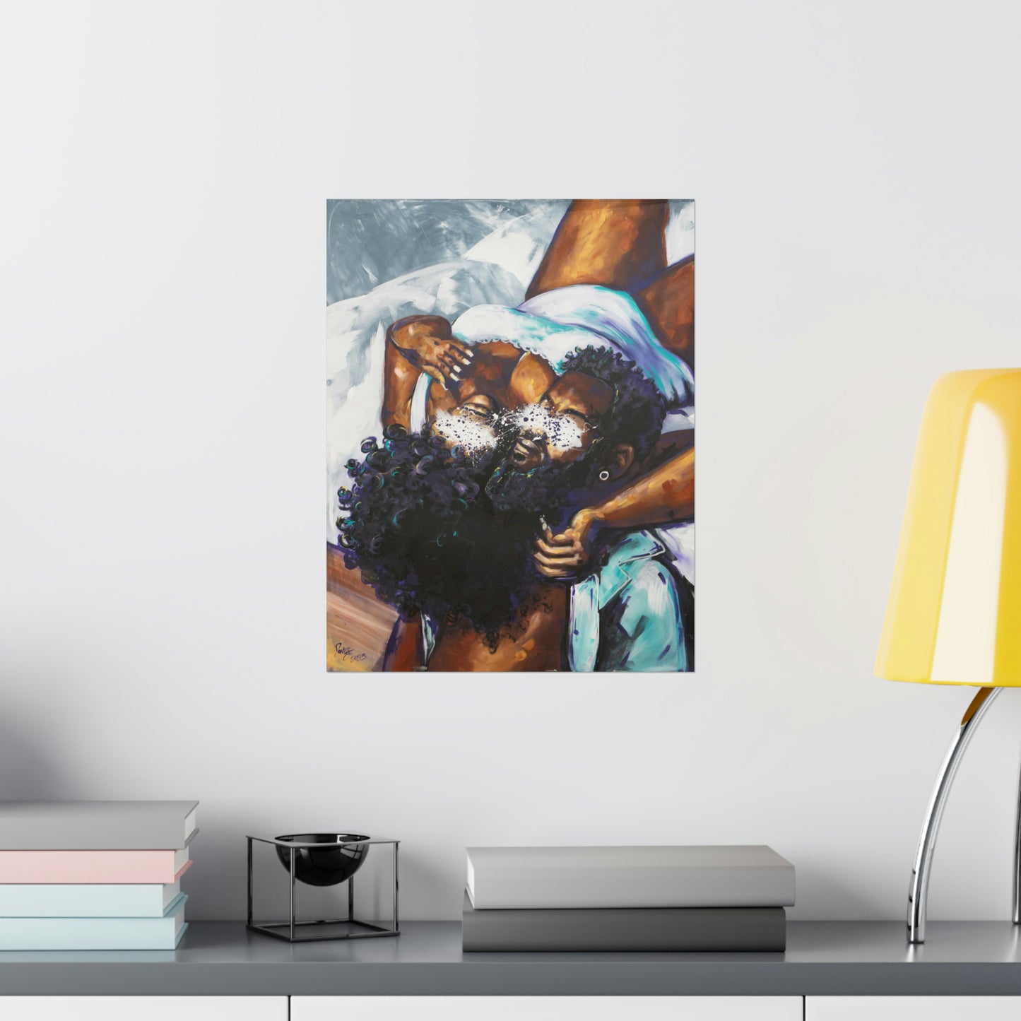 Naturally Black Love XII Matte Vertical Posters