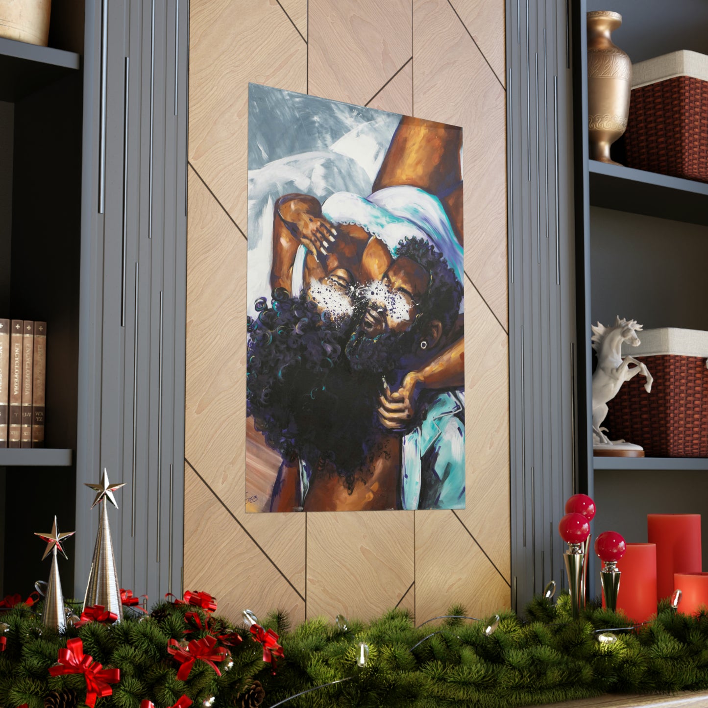 Naturally Black Love XII Matte Vertical Posters