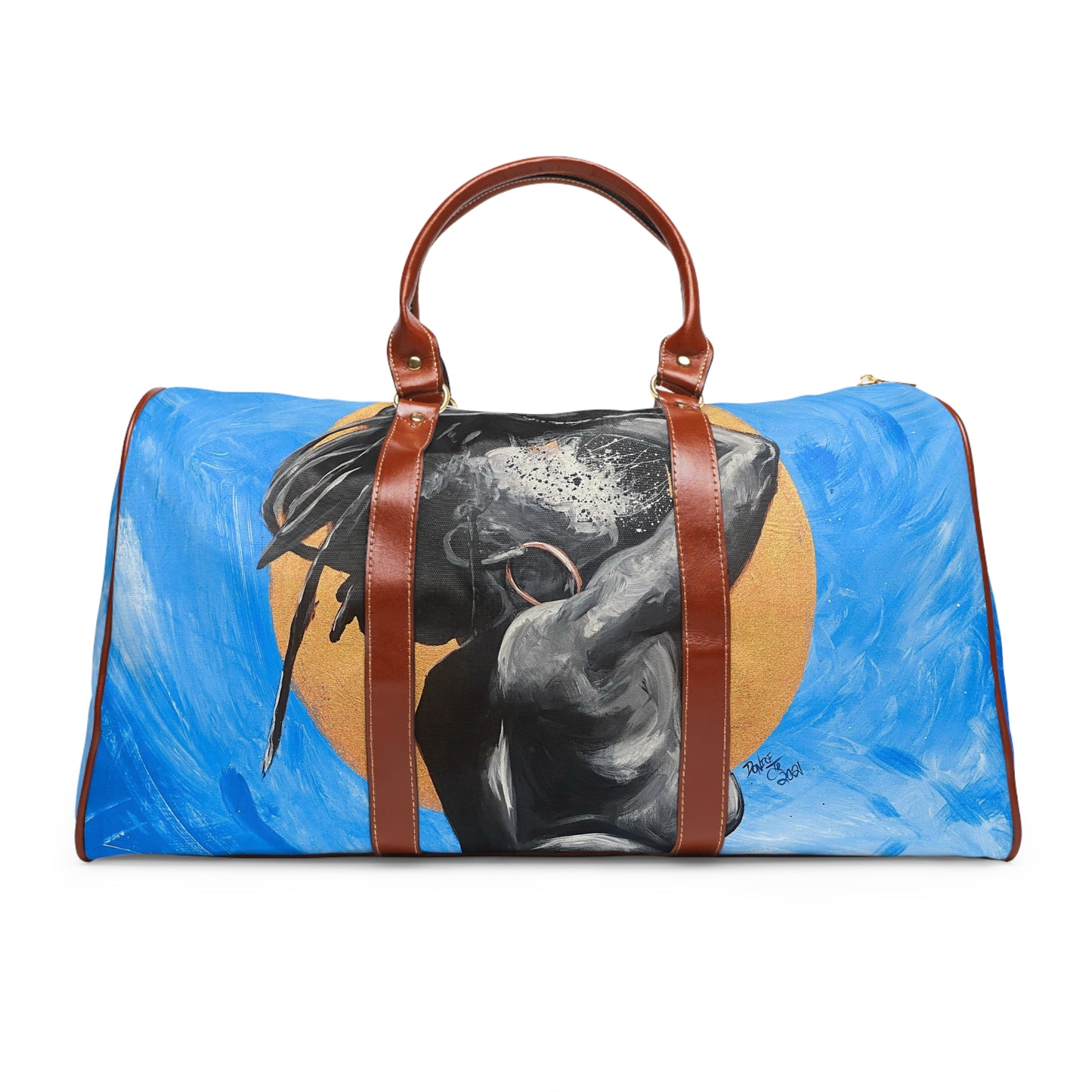 Naturally Nude V BLUE Travel Bag
