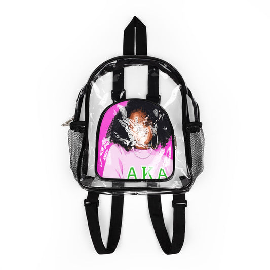 Naturally Divine AKA III  Clear Stadium Backpack, Transparent Backpack for Concerts, Game Day Clear Bag, College Student Backpack, Festival Ready Bag, Sport [...]