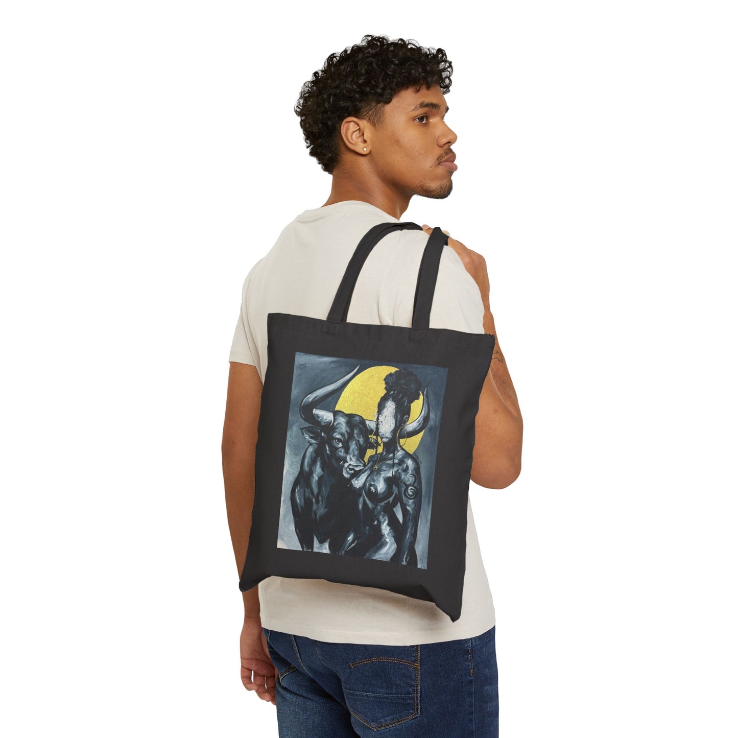 Naturally Taurus Canvas Tote Bag