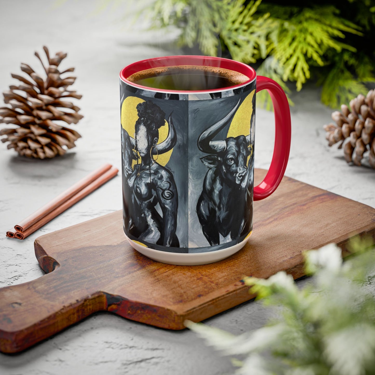 Naturally Taurus Ceramic Mug (11oz/15oz)