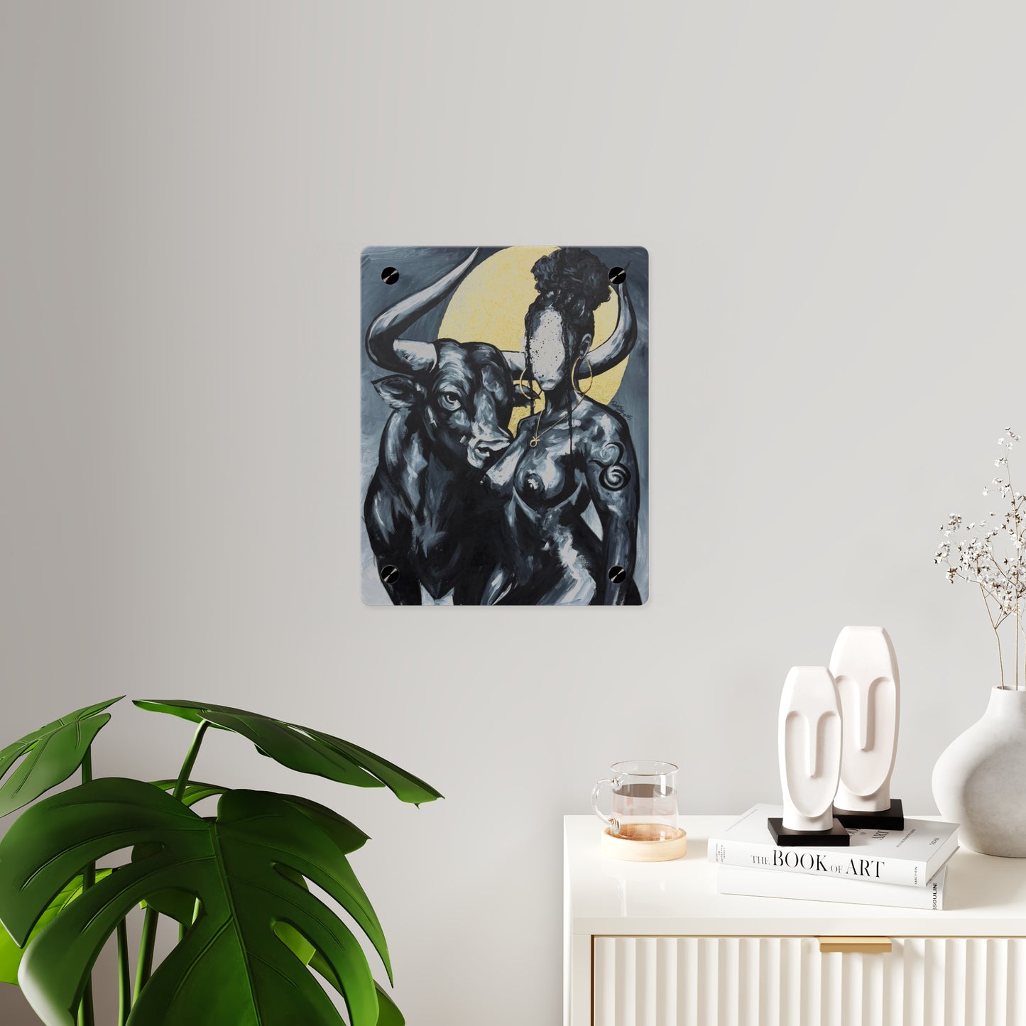 Naturally Taurus Acrylic Wall Art Panel