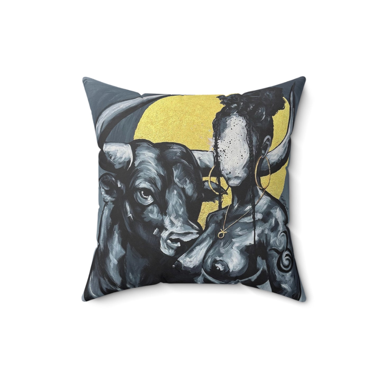 Naturally Taurus Decorative Throw Pillow