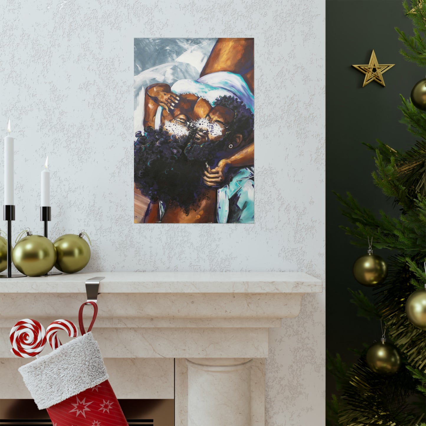 Naturally Black Love XII Matte Vertical Posters