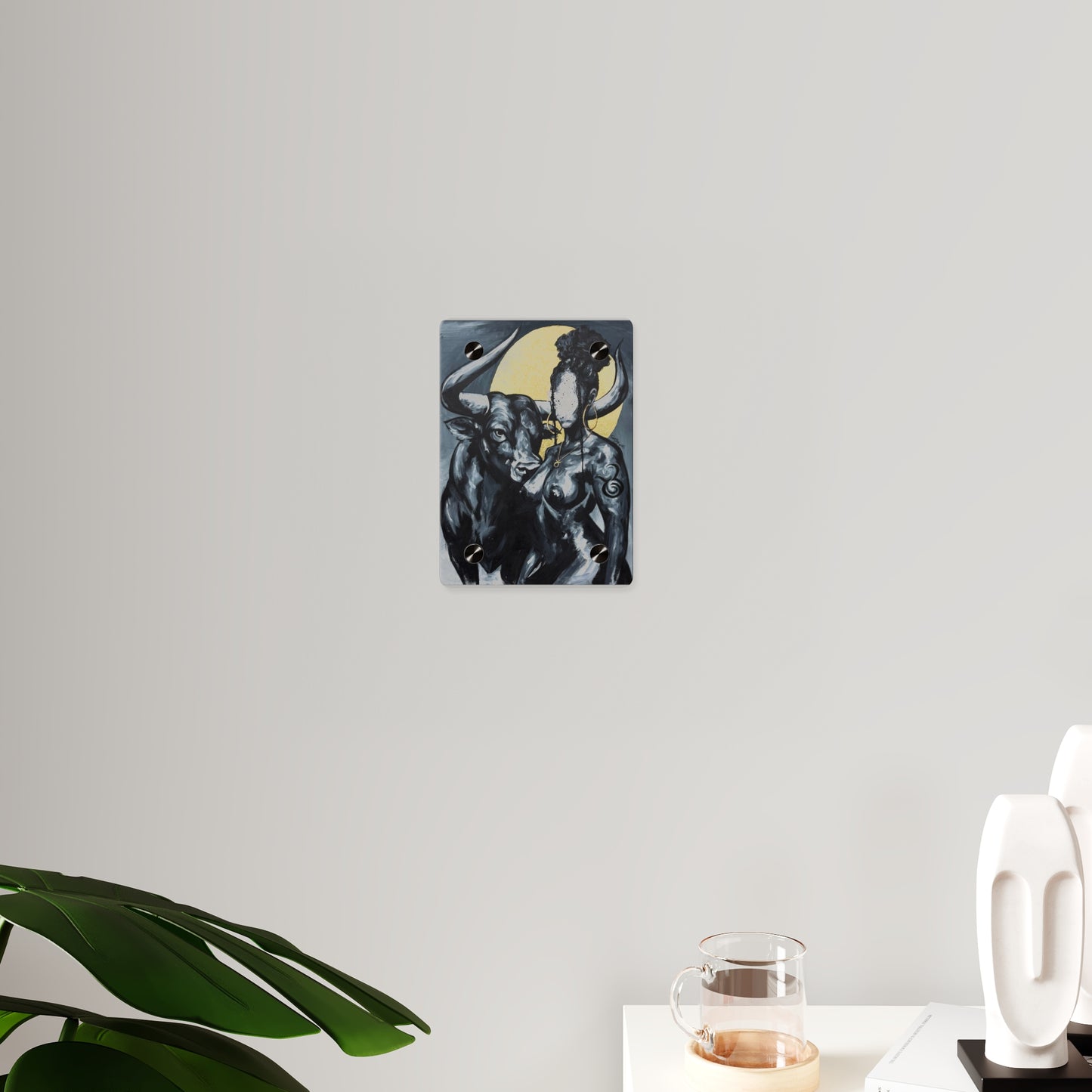 Naturally Taurus Acrylic Wall Art Panel