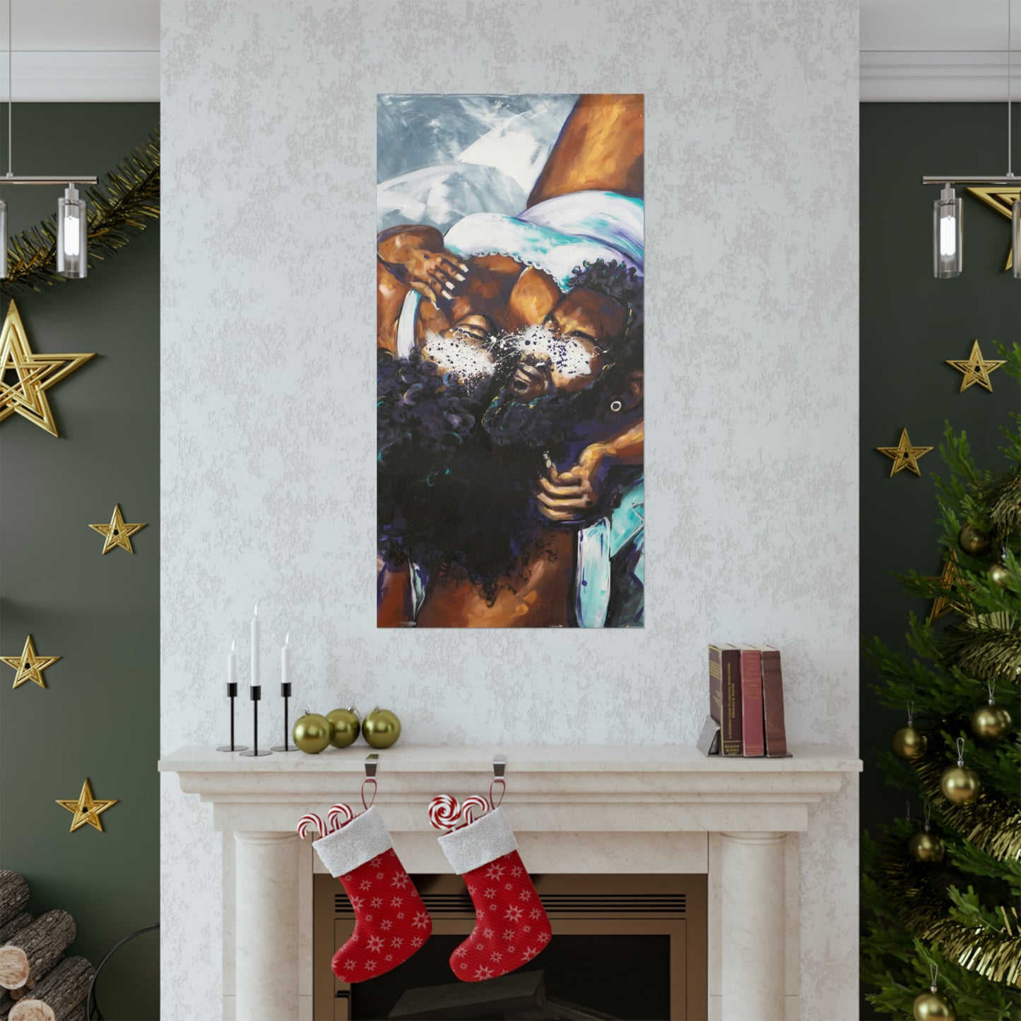Naturally Black Love XII Matte Vertical Posters