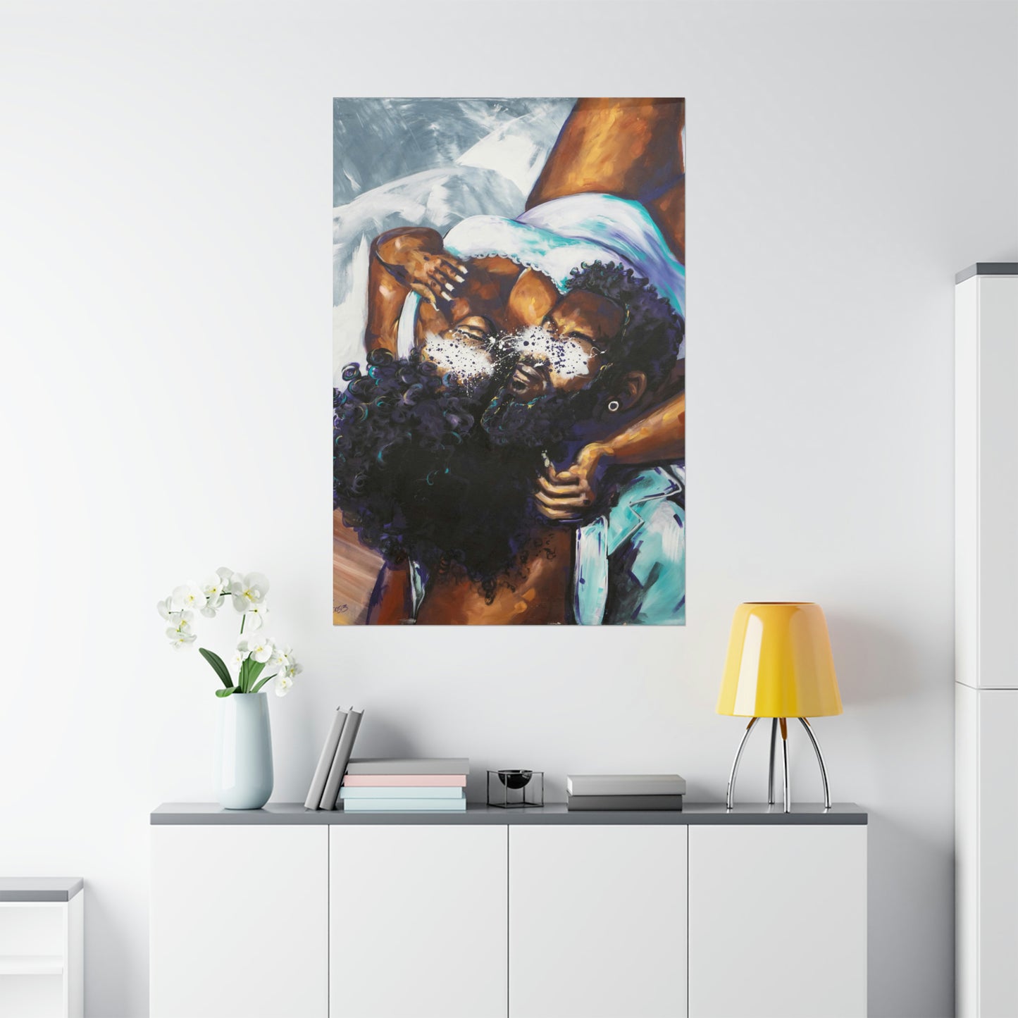 Naturally Black Love XII Matte Vertical Posters