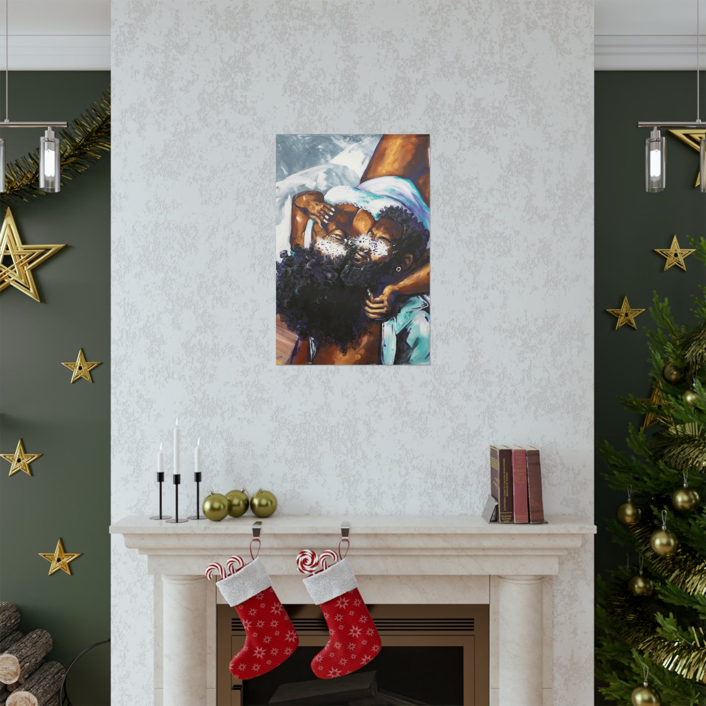 Naturally Black Love XII Matte Vertical Posters